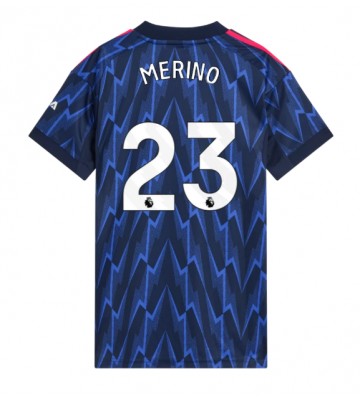 Arsenal Mikel Merino #23 Bortatröja Kvinnor 2025-26 Kortärmad Arsenal Mikel Merino #23 Bortatröja Kvinnor 2025-26 Kortärmad